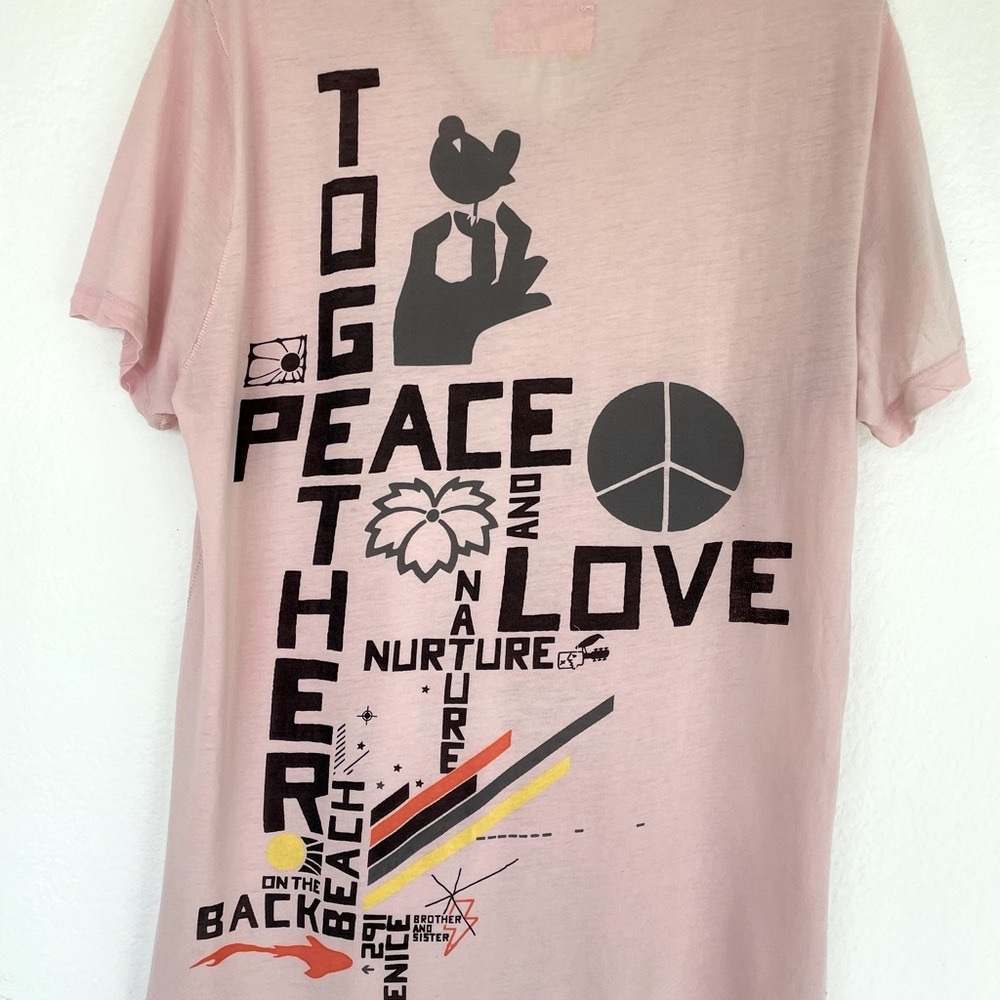 291 Venice pink graphic tee | size 01 / Small